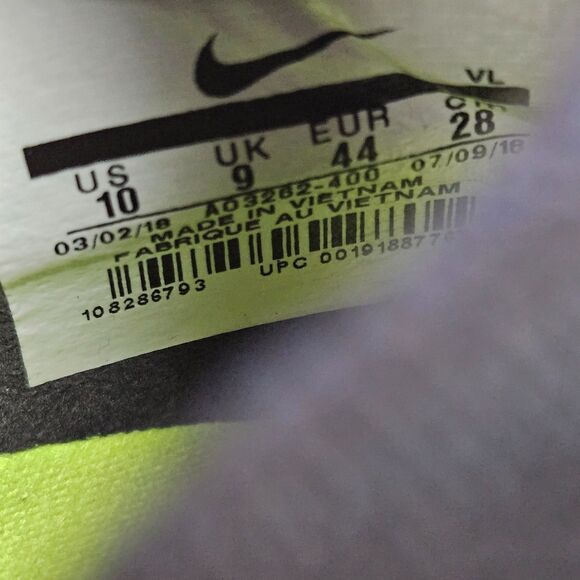 Nike Phantom VSN Vision Elite DF FG ACC Soccer Cleats Blue Size 10 AO3262-400 main image 12